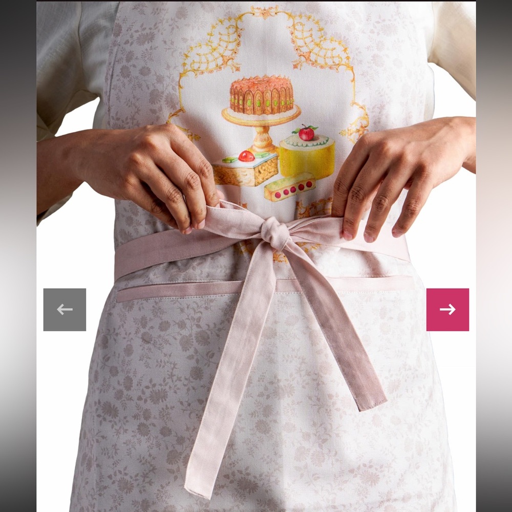 Maison d' Hermine Premium 100% Combed Cotton Chef Apron New in gift box pastries - Picture 3 of 9